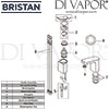 Bristan Alp 2 Hole Bath Filler Spares